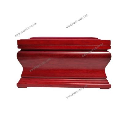 China Wholesale Elegant American Style Keepsake Urns For Cinerary Caskets Of Ashes Red Adult Human Ashes Urns for sale