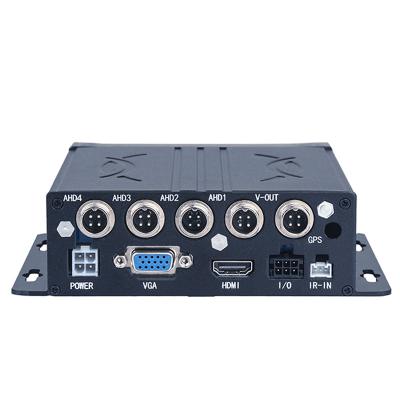 China Optional 4CH 720P DVR Waterproof Mobile Support 4G Wifi GPS MDVR With Car Bus Truck Vehicles Camera Recorder for sale