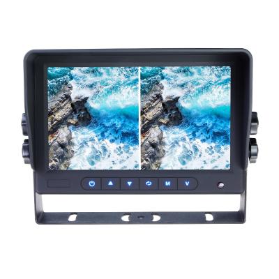 China Waterproof System 7 Inch Digital Monitor Display Car Rear View Double Wired System For Buses Trucks for sale