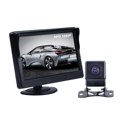 China 5 inch lcd monitor with metal rear car camera 5