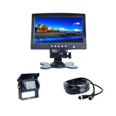 China 7 Inch Car Auto Vehicle Reverse Bus Camera Rear Monitor 1080P Rear View Monitor For 24v Car System BTM-727-1000AHD for sale