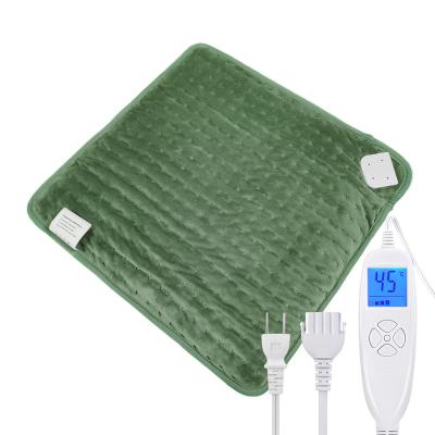 China Heat Therapy For Pain Relief Green Color CE/ROHS/PSE Protection Electric Heated Conforming Heating Pad for sale