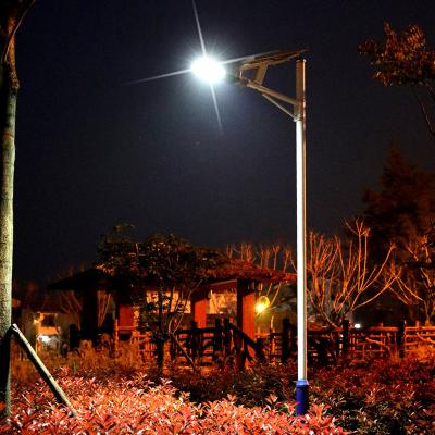 China Outdoor Solar Street Light 200w 300w 400w Outdoor Solar Lights LANDSCAPE Street All In One Led Solar Street Light for sale