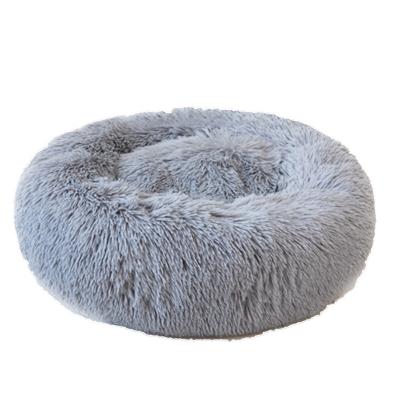 China Factory 50cm Candy Color Travel Around Dog Beds Mats Winter Warming Super Soft Plush Faux Fur Pet Beds for sale