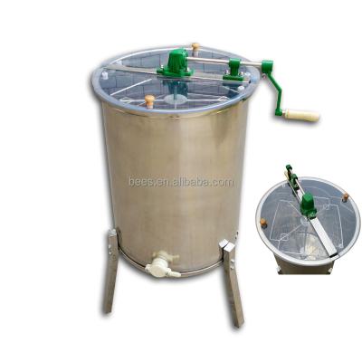 China Farms Bee Equipment Honey Machine 4 Frame Stainless Steel Honey Extractor for sale