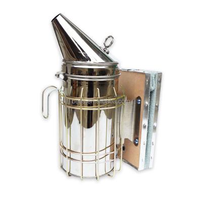 China Breeds Bee Hive Tool High Quality Stainless Steel Bee Smoker For Bee Keeping Equipment for sale