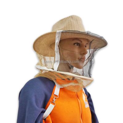 China Best Farms Brown Bee Cap Protective Beekeeping Hat Sale Price for sale