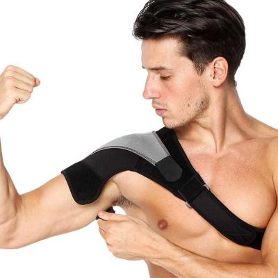 China Supply Professional Adjustable Comfortable Sports Protective Injury Pain Relief Shoulder Pad Support Brace Strap for sale