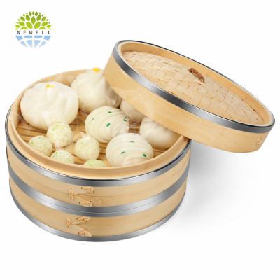 China Newell Sustainable Mini Bamboo Steamer for Japan Market for sale