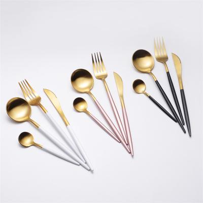 China Viable Newell Colored Children's Spoon Fork Knife Spoon Forks Polishing Stainless Steel Cutlery For Events for sale