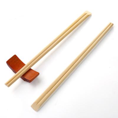 China Newell Wholesale New Style Eco-friendly Disposable Restaurant Tensoge Printed Disposable Bamboo Chopsticks With Customize Sleeve for sale