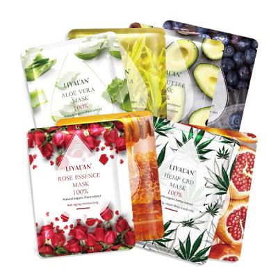 China Rose Brand Spa Acne Facial Clean Deep Facial Mask Fruit Beauty Skin Care Facial Mask for sale