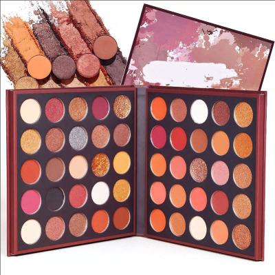 China Waterproof Eyeshadow Palette Neutral Colors Blendable Metallic Sparkle Matte Shimmer Glitter High Pigmented Makeup Smoky Eyeshadow Palette for sale