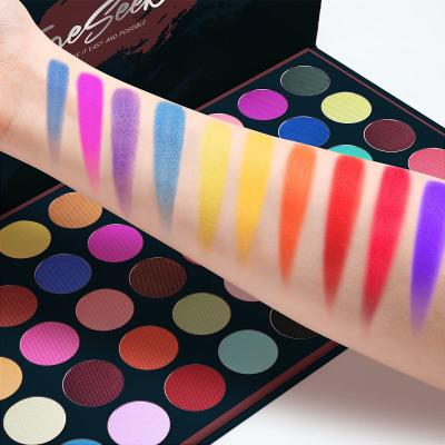 China High Pigmented Waterproof Matte Eyeshadow Palette 45 Shades Eyeshadow Palette Colorful High Matte Smooth Powder Eye Shade Long Lasting Makeup for sale