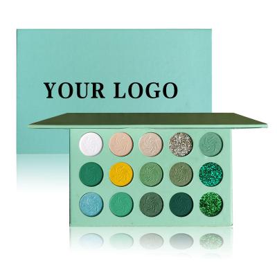 China 35 Colors Eyeshadow Set Makeup Case Metallic Eyeshadow High Quality Custom Waterproof Eyeshadow Palette Dropshipping for sale