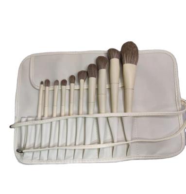 China Angular Blush New High End Listing High Quality Professional White Makeup Brush Set 10 Pack for sale