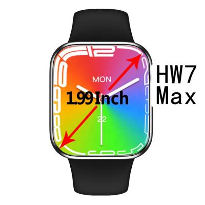 China Watch Hw7 Series7 Reloj Inteligente New 1.99 Max GPS Navigation Smart Watch 2022 Inch Huge 3d Curve Screen Hw7 Series 7 Max for sale