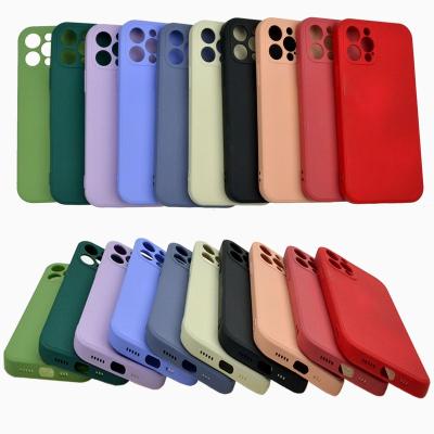 China Wholesale High Quality Shockproof Colorful Silicon Soft TPU Case Phone Cases For iphone 13 12 11 pro XS XR Cell Phone Max Cases for sale