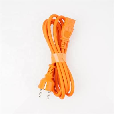 China Orange Brand New Telecommunication Service Cord VDE Approval Mains Cords And Extension Cords Available Orange Customization for sale