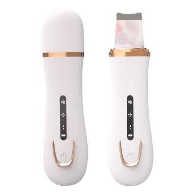 China DEEP CLEANSING Ultrasonic Facial Massager Cleansing Electric Skin Peeling Blackhead Removal Pore Remover Skin Scrubber Handheld for sale