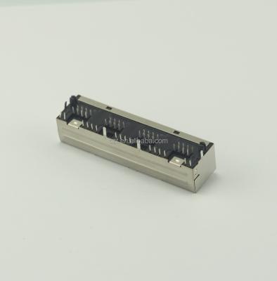 China Pcb limited company 1X4 pcb rj45 JACK modular electrical connectors for sale