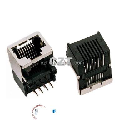 China Anonymous female keystone pcb company rj45 socket jack connector for sale