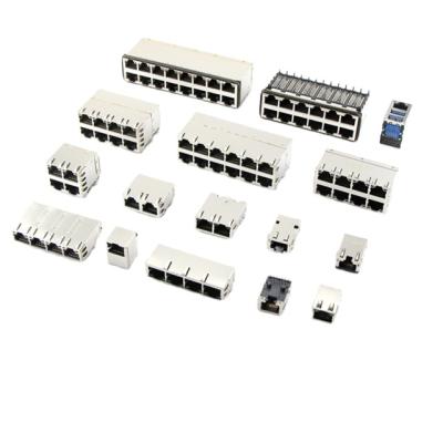 China PCB UL Approved RJ45 Connector With Magnetics And Led Connector for sale