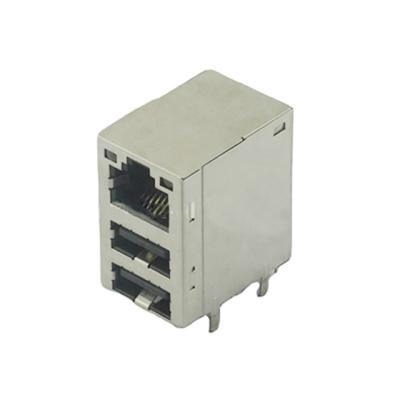 China U NOT DETERMINED L Approved Hi-Performance Missile RJ45 With Magnetic Jack Transformer Connector for sale