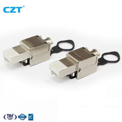 China Hot Modular Network Company Products Ethernet CAT6A Plug With Industrial IDC RJ45 Connector for sale