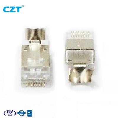 China Hot Network Limited Products Ethernet CAT6A Modular Plug 8P8C With Insert With Boots RJ45 Connector for sale