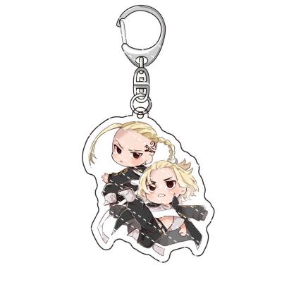 China Anime Keychains Tokyo Avengers Manjiro Ken Takemichi Hinata Atsushi Chibi Kawaii Anime KeychainsTokyo Avengers Bag Fan Collectible Keychain for sale