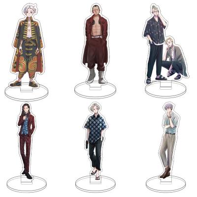 China Standing Key Chain Europe Anime Figure Haitani Ran Cosplay Tokyo Revengers Acrylic Stand Plate Desk Decor Sign Fans Gifts Model for sale