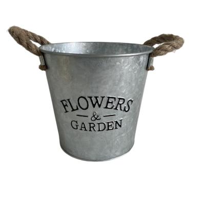 China High Quality Flower Pot Hanging Metal Vase Metal Vase Wholesale Price Iron Viable Metal Flower Pot Holder for sale