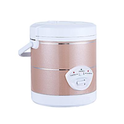 China Small Mini Portable Non-stick Electric Rice Cooker 1.6L 280W Hotel Travel Automatic Multifunctional Electric Rice Cooker for sale