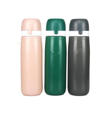 China OEM Outdoor With Filter Sport Water Bottle Good Sealing Outdoor Portable Water Filter LDPE Silicone BPA FreeClean Expellable Water Cup for sale