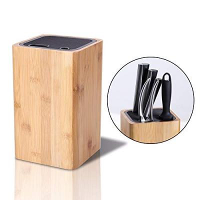 China Viable Nature Knife Block Bamboo Knife Holder Organizer for sale