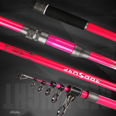 China Best 450 Cm Excellent Carbon Telescopic Carbon Rods For Fishing Solid Reel Seat And Guide for sale