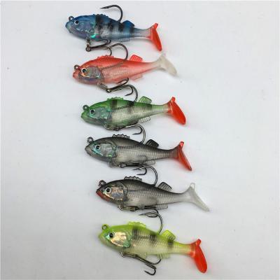 China PVC 6.5cm/9gBionic Groundbait Fishing Tackle Accessories Factory lead fish15.2g8.3cm Lure Soft Bait Artificial Bait for sale