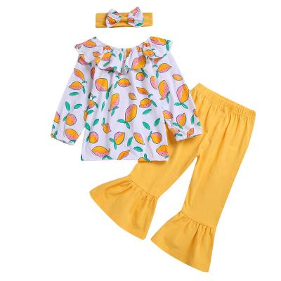 China Cute Toddler Fashion Widely Used Top Quality Cute Boutique Girls Fall Outfit for sale