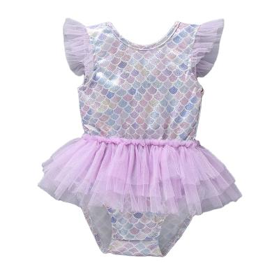 China 2021 Cute Quality Polyester Dress Baby Romper Summer Quick Dry Guaranteed Top Selling for sale