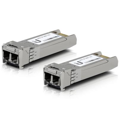 China FTTX UBNT Pair Fiber Optic Module UF-MM-10G 850nm LC Multimode Interface 10Gbps SFP+ for sale