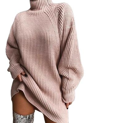 China Turtleneck Breathable Custom Round Neck Oversized Plain Cropped Pullover Sweaters Plus Size Women's Dress for sale