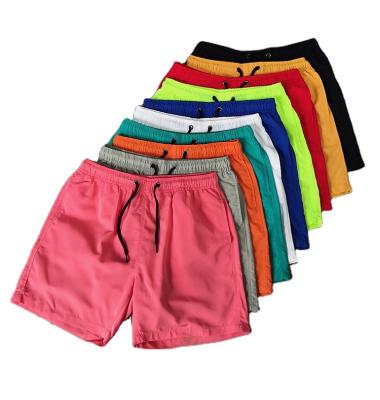 China Wholesale Running MTK-1020 Beach Shorts Polyester Mens Running Shorts Swimwear Abbreviations Mens Logo Embroidered And Tag Custom Made for sale