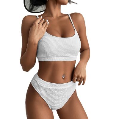 China 2022 new mine sexy swimsuit female high waist QUICK-DRY spiral U-shaped bikini for sale