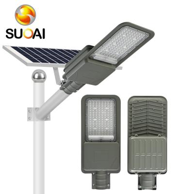 China HIGH QUALITY ROAD SUOAI Road Ip65 60w 100w 150w Waterproof Outdoor Separate Led Solar Power Street Light for sale