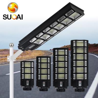 China Hot Sale ROAD SUOAI 65 90 120 150 180 W Mos Radar Outdoor Ip Waterproof All In One Induction Solar Led Street Light for sale