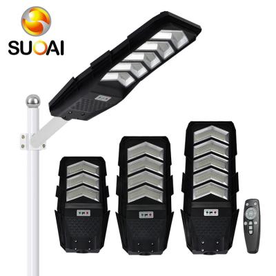 China ROAD SUOAI Factory Supply Waterproof Outdoor P65 100w 200w 300w Induction Integrated Led Solar Street Light for sale