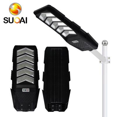 China ROAD SUOAI 200 High Lumen Road Ip65 Smd 100 300 Watt Integrated All In One Solar Led Street Light for sale