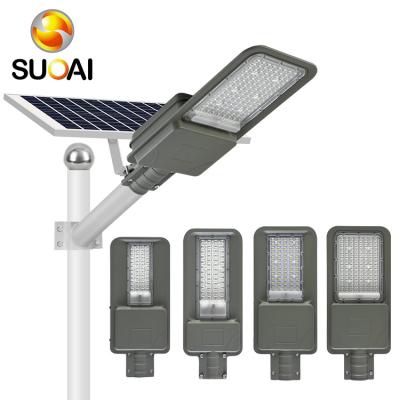 China ROAD SUOAI Ip65 Outdoor Waterproof 60w 100w 150w Aluminum Bridgelux Smd Separate Led Solar Street Light for sale