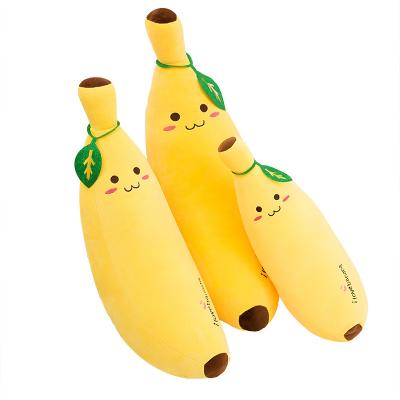 China Customized creative comfortable plush toys simulation fruit girl gift banana pillow new for sale